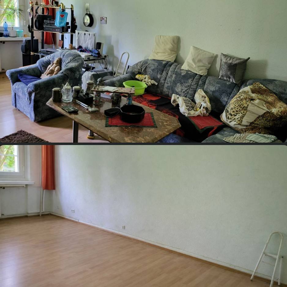 Vorher-Nachher Projekt 1 – Entrümpelung oder Räumung